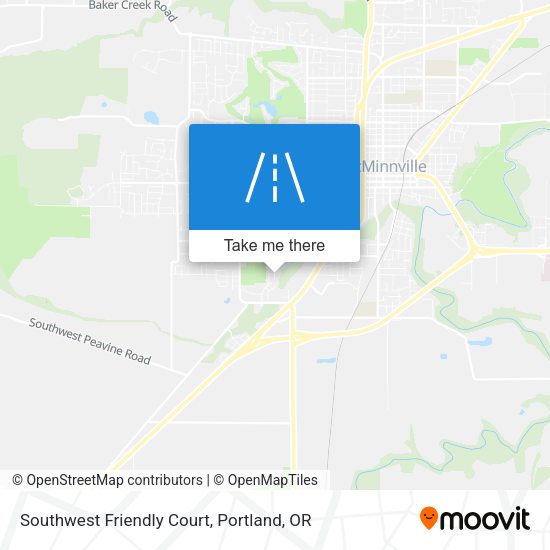 Southwest Friendly Court map