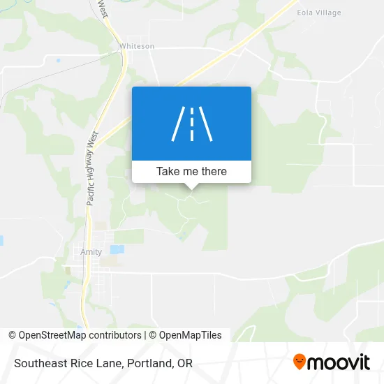 Southeast Rice Lane map