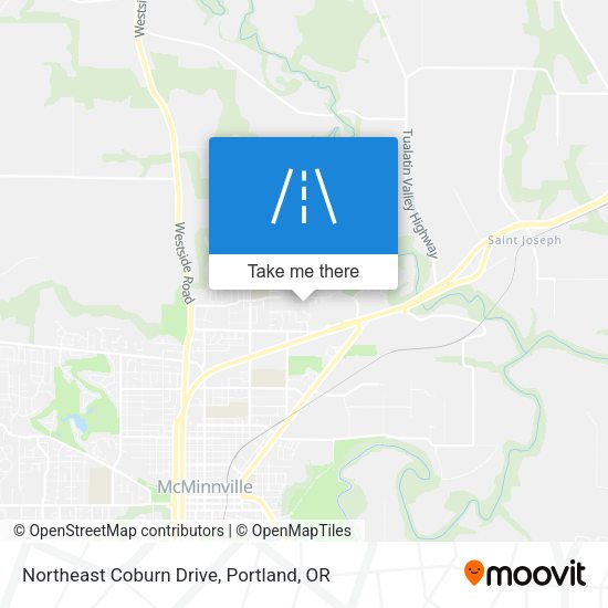 Mapa de Northeast Coburn Drive