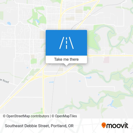 Mapa de Southeast Debbie Street