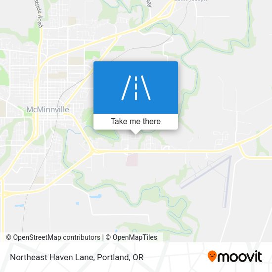 Northeast Haven Lane map