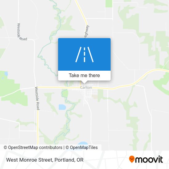 Mapa de West Monroe Street