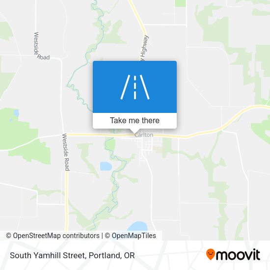 South Yamhill Street map