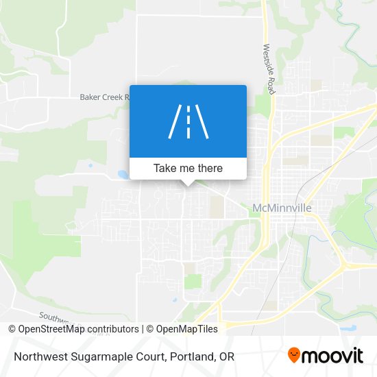 Mapa de Northwest Sugarmaple Court