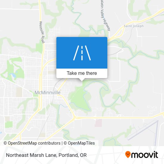 Mapa de Northeast Marsh Lane