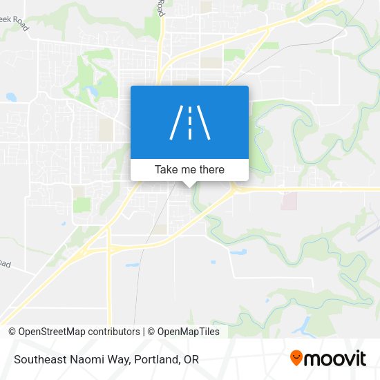 Southeast Naomi Way map