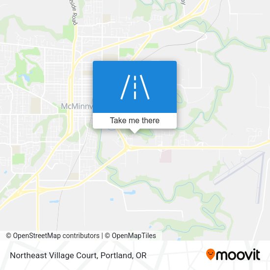 Northeast Village Court map