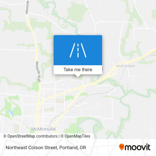 Mapa de Northeast Colson Street