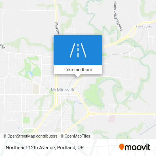 Northeast 12th Avenue map