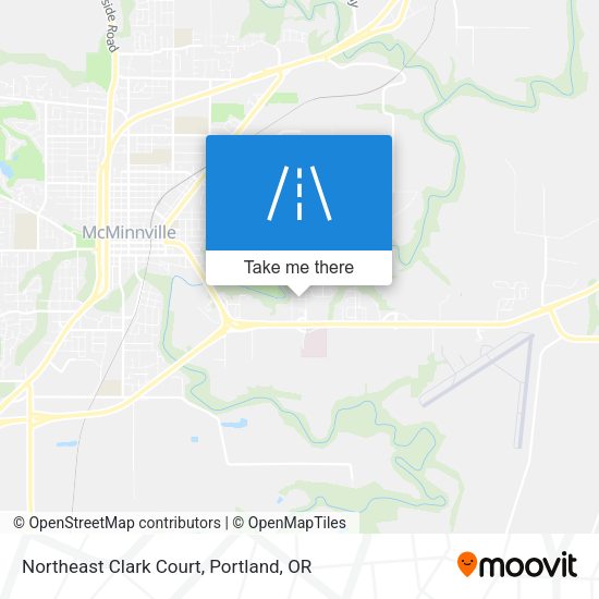 Mapa de Northeast Clark Court