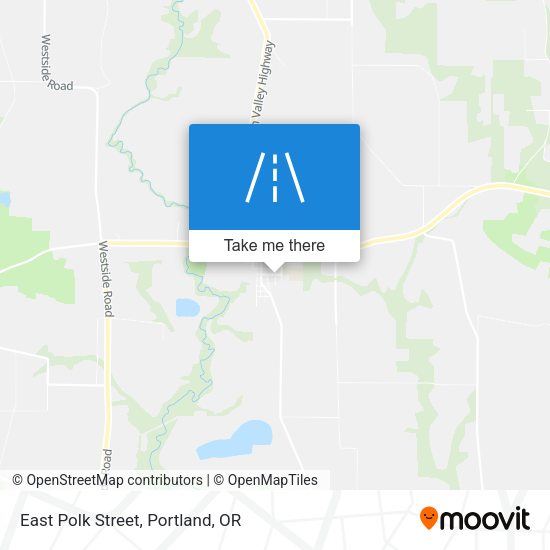 Mapa de East Polk Street
