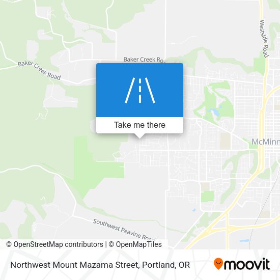 Mapa de Northwest Mount Mazama Street