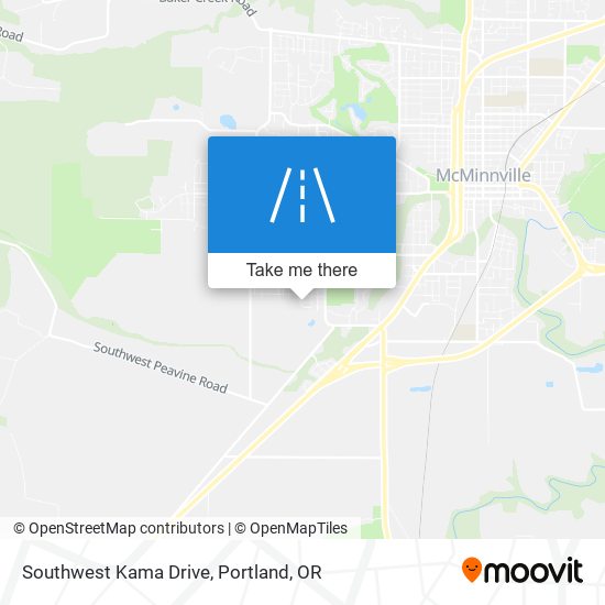 Southwest Kama Drive map