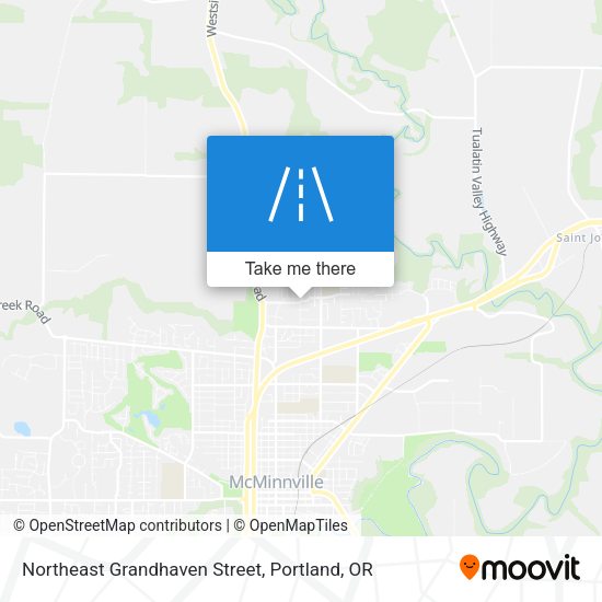 Northeast Grandhaven Street map