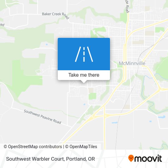 Southwest Warbler Court map