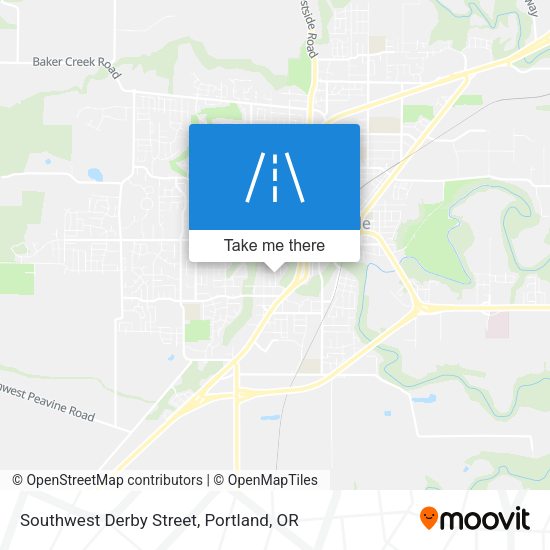 Southwest Derby Street map