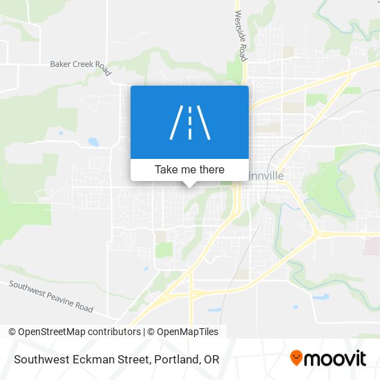 Mapa de Southwest Eckman Street