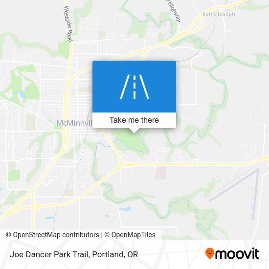 Joe Dancer Park Trail map