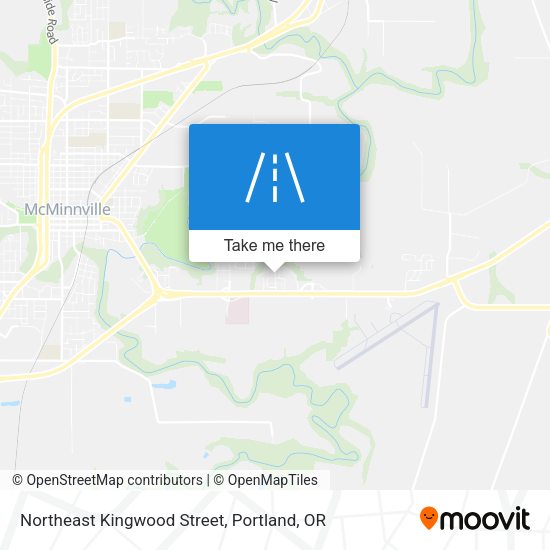 Northeast Kingwood Street map