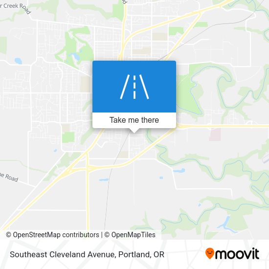 Southeast Cleveland Avenue map