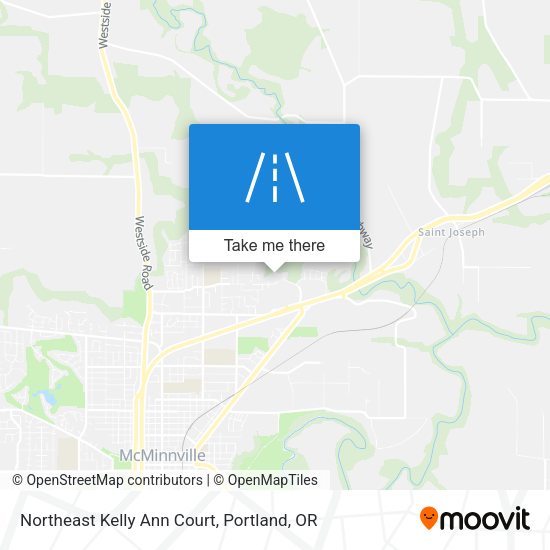 Northeast Kelly Ann Court map