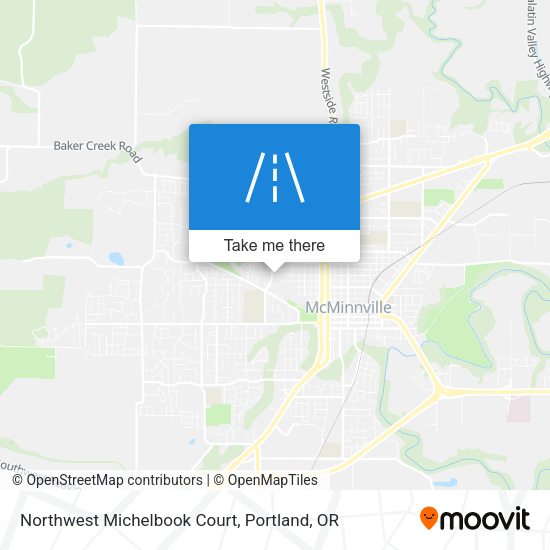Mapa de Northwest Michelbook Court