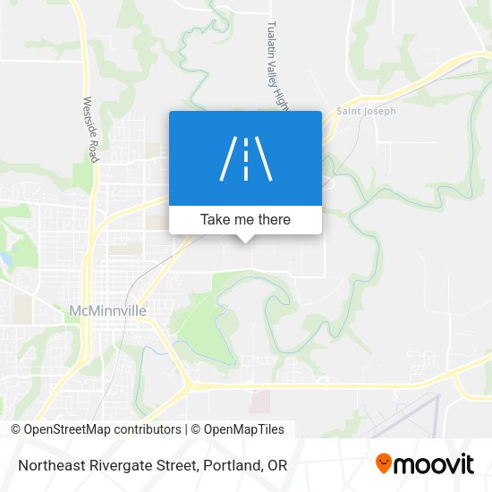 Northeast Rivergate Street map