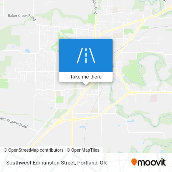 Southwest Edmunston Street map