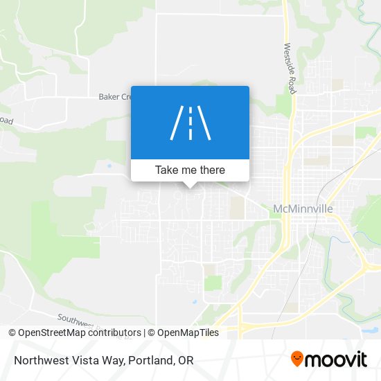 Mapa de Northwest Vista Way