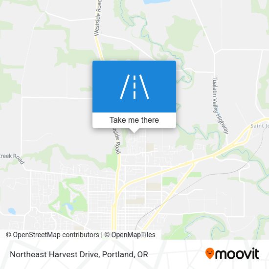Northeast Harvest Drive map