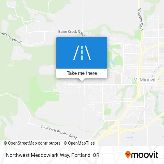 Mapa de Northwest Meadowlark Way