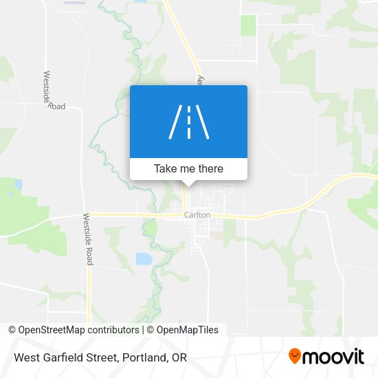 Mapa de West Garfield Street