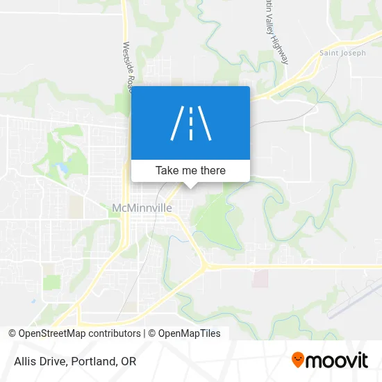 Allis Drive map