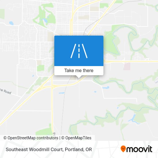 Southeast Woodmill Court map