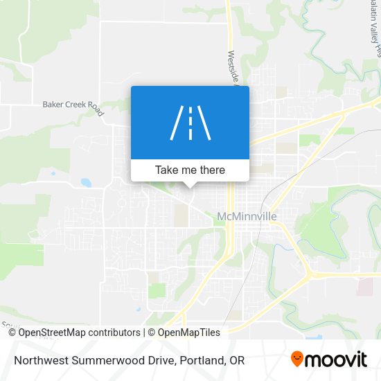 Mapa de Northwest Summerwood Drive