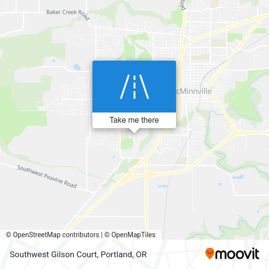 Southwest Gilson Court map