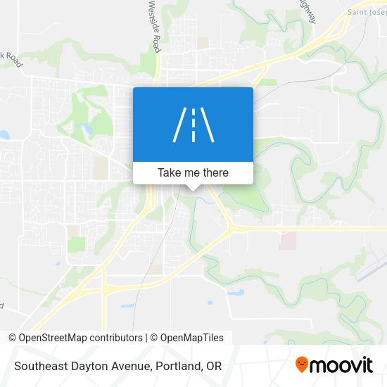 Southeast Dayton Avenue map