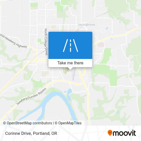 Mapa de Corinne Drive