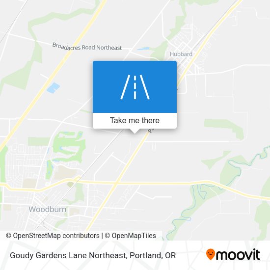 Mapa de Goudy Gardens Lane Northeast