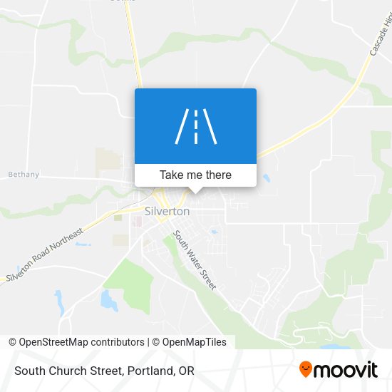 Mapa de South Church Street