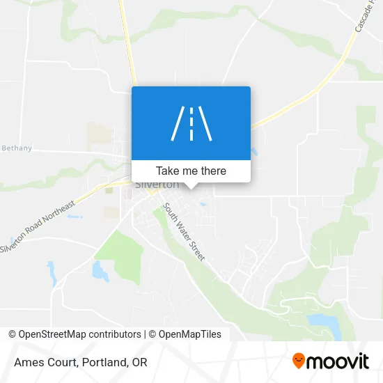 Ames Court map