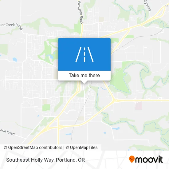 Southeast Holly Way map