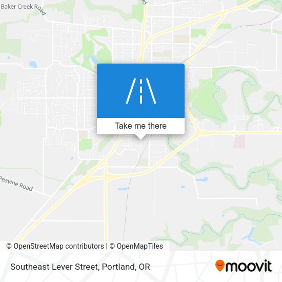 Southeast Lever Street map