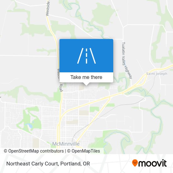 Northeast Carly Court map