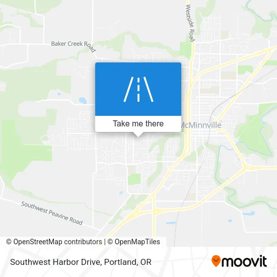 Southwest Harbor Drive map