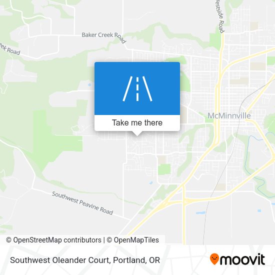 Mapa de Southwest Oleander Court