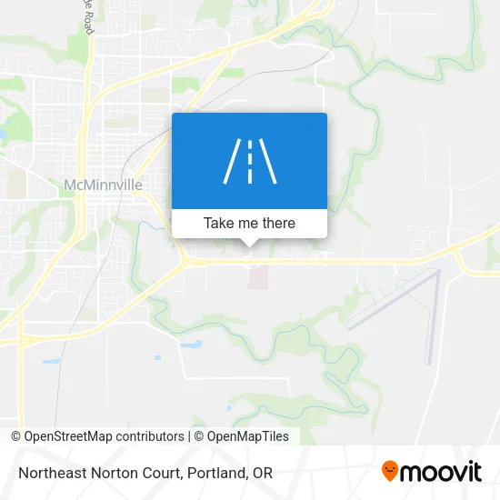 Northeast Norton Court map