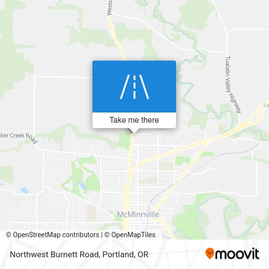 Mapa de Northwest Burnett Road