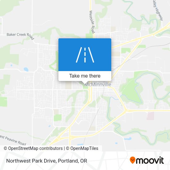 Northwest Park Drive map