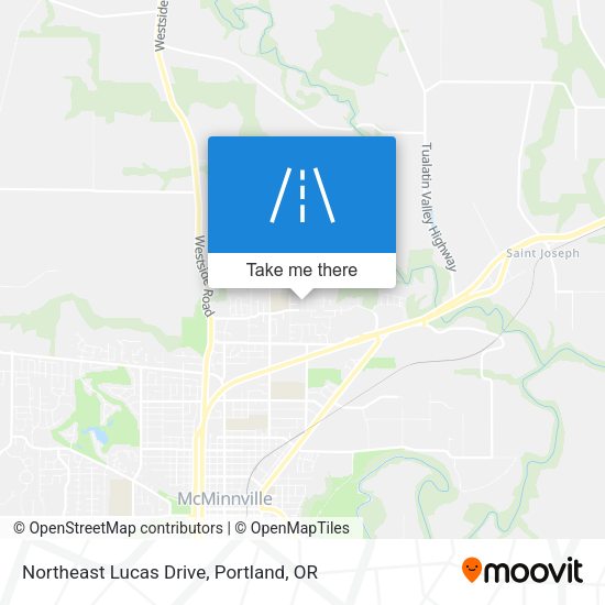 Mapa de Northeast Lucas Drive